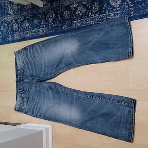 Silver Jeans Men's Zac Relaxed Fit Jeans 40x32